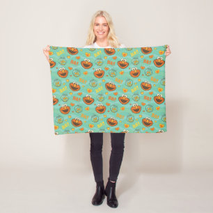 Elmo and Goldfish Pattern Fleece Blanket