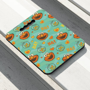 Elmo and Goldfish Pattern Seat Cushion