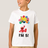 Elmo and Pals Birthday Balloons T-Shirt
