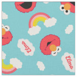 Elmo and Rainbows Pattern Fabric