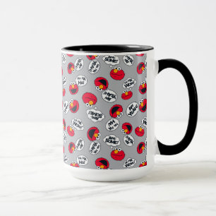 Elmo Aw Yeah, Awesome Pattern Mug