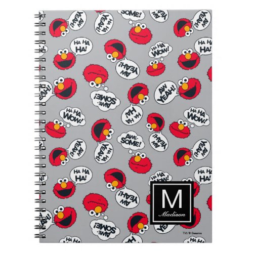 Elmo  Aw Yeah Awesome Pattern Notebook