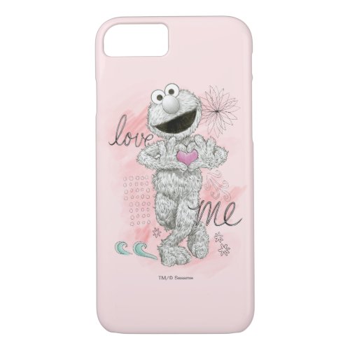 Elmo BW Sketch Drawing iPhone 87 Case