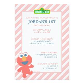 Elmo Baby Birthday Card