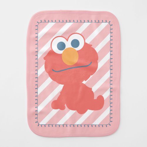 Elmo Baby Sitting Burp Cloth