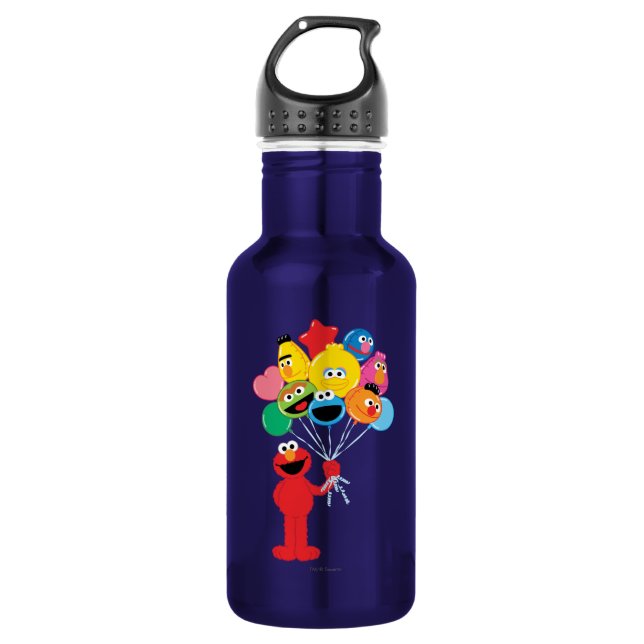 Elmo Balloons Stainless Steel Water Bottle (Front)