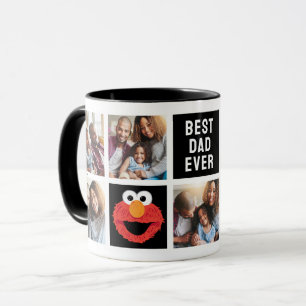 Elmo Big Face   Dad - Photo Collage Mug
