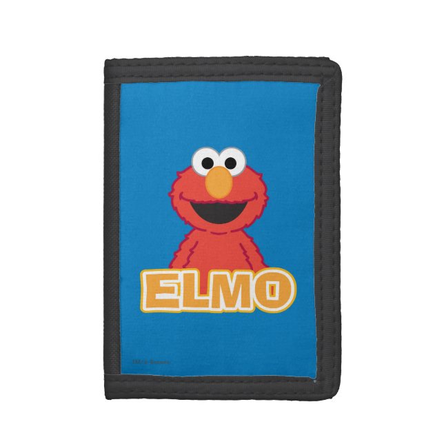 Elmo Classic Style Tri-fold Wallet (Front Vertical)