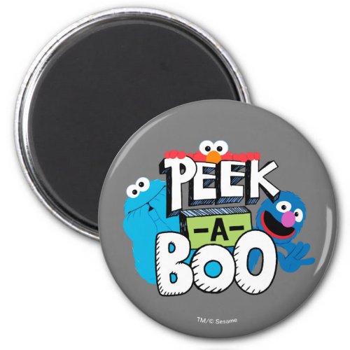 Elmo Cookie  Grover  Peek_a_Boo Magnet