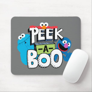 Elmo, Cookie & Grover Peek-a-Boo Mouse Pad