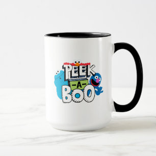 Elmo, Cookie & Grover Peek-a-Boo Mug