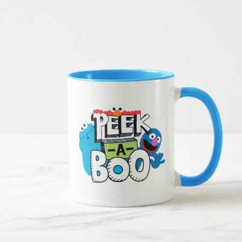 Elmo Cookie  Grover  Peek_a_Boo Mug