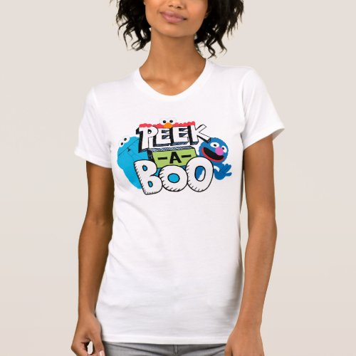 Elmo Cookie  Grover  Peek_a_Boo T_Shirt