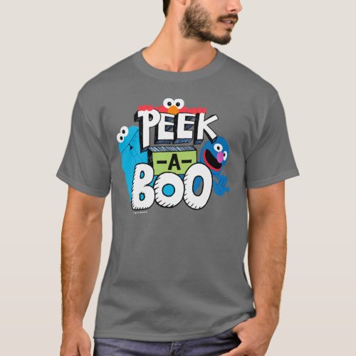 Elmo Cookie  Grover  Peek_a_Boo T_Shirt