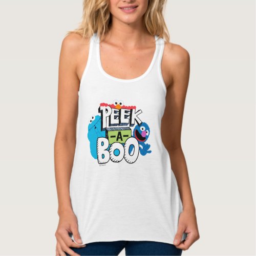 Elmo Cookie  Grover  Peek_a_Boo Tank Top