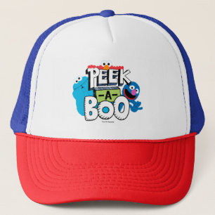 Elmo, Cookie & Grover   Peek-a-Boo Trucker Hat
