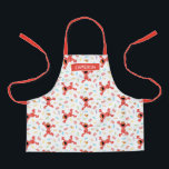 Elmo Crayon Pattern Apron<br><div class="desc">Check out this adorable Sesame Street pattern featuring Elmo and Dorothy with crayons! © 2021 Sesame Workshop. www.sesamestreet.org</div>