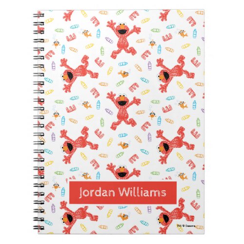 Elmo Crayon Pattern Notebook