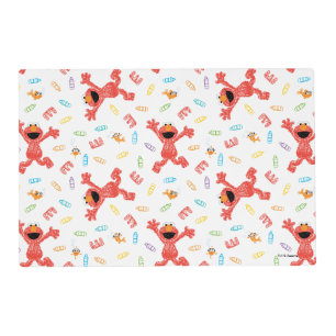 Elmo Crayon Pattern Placemat