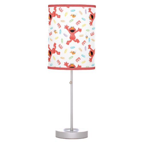 Elmo Crayon Pattern Table Lamp