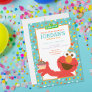 Elmo - Cupcake & Confetti 1st Birthday Invitation