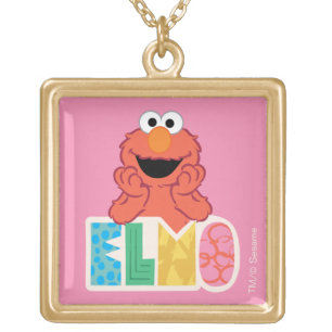 Elmo Cute & Fun Gold Plated Necklace