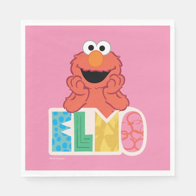 Elmo Cute & Fun Napkins (Front)