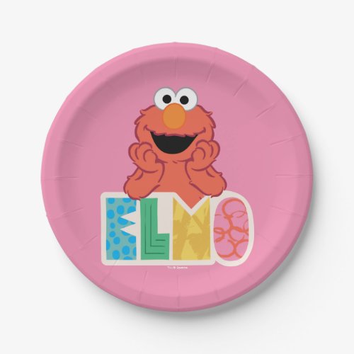 Elmo Cute  Fun Paper Plates