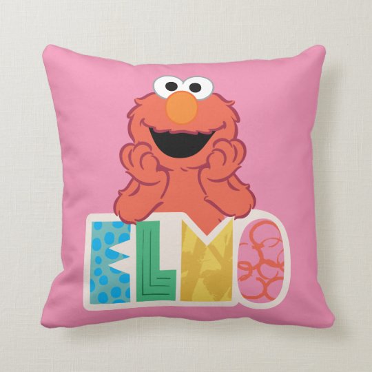 personalized elmo pillow