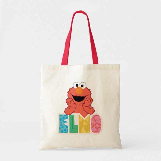 Elmo Cute & Fun Tote Bag (Front)
