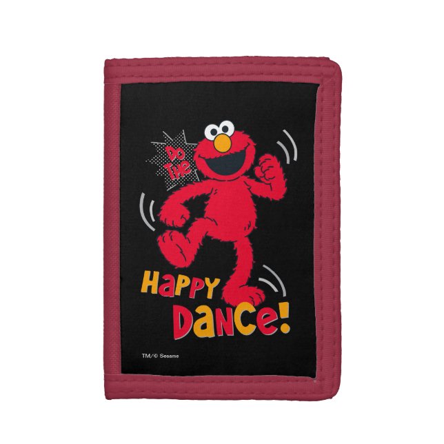Elmo | Do the Happy Dance Tri-fold Wallet (Front Vertical)