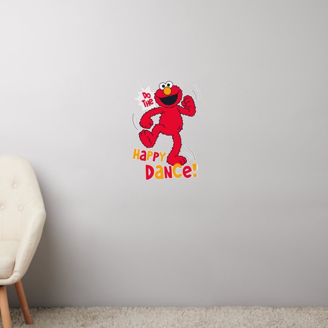 Elmo | Do the Happy Dance Wall Decal (Living Room 2)