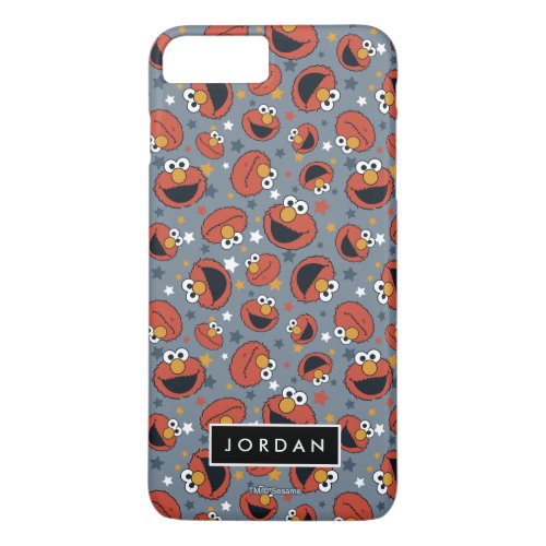 Elmo  Elmo Rules Star Pattern  Add Your Name iPhone 8 Plus7 Plus Case