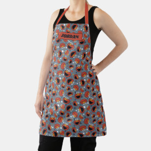 Elmo Elmo Rules Star Pattern Apron