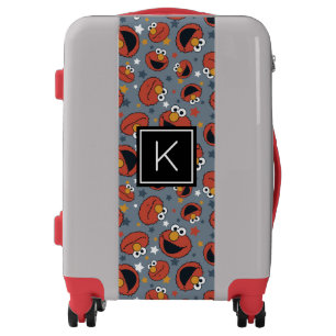 Elmo Elmo Rules Star Pattern Monogram Luggage
