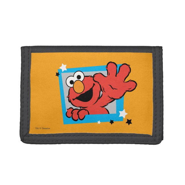 Elmo Extreme Pose 2 Trifold Wallet (Front)