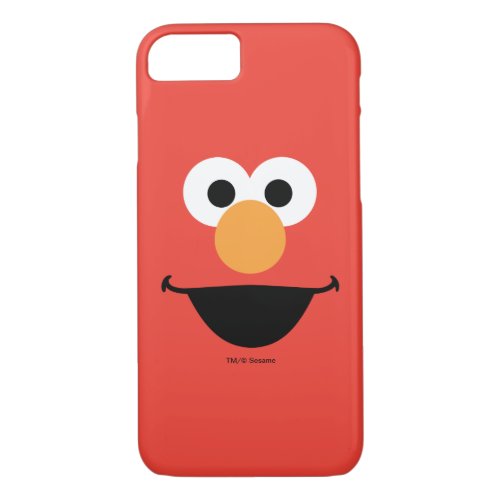 Elmo Face Art iPhone 87 Case