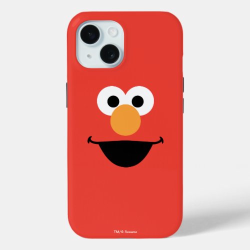 Elmo Face Art iPhone 15 Case
