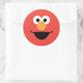 Elmo Face Art Classic Round Sticker (Bag)