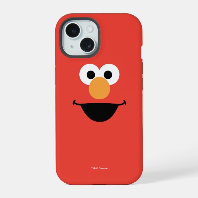 Elmo Face Art Iphone Case (Back)
