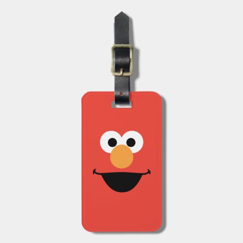 Elmo Face Art Luggage Tag