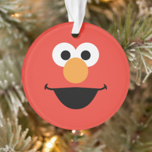 Elmo Face Art Ornament