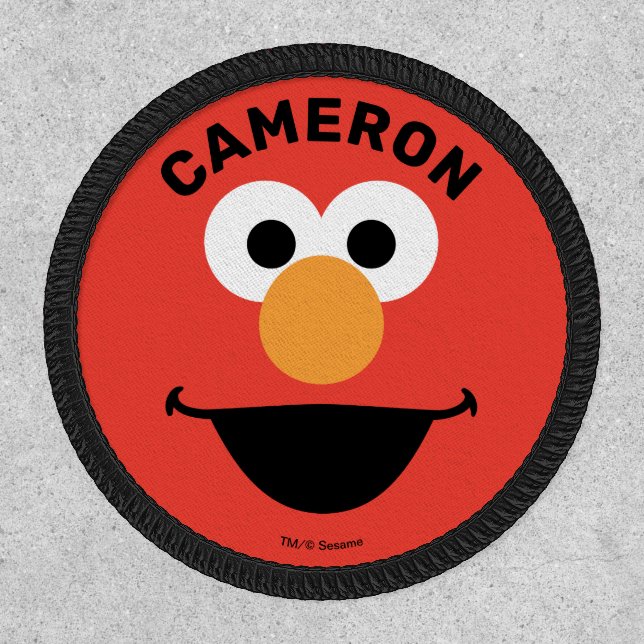 Elmo Face Art Patch (Front)