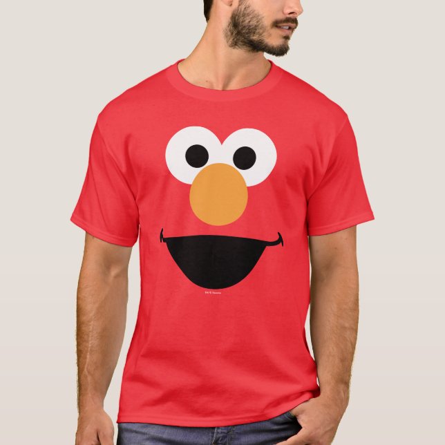 Elmo Face Art T-Shirt (Front)