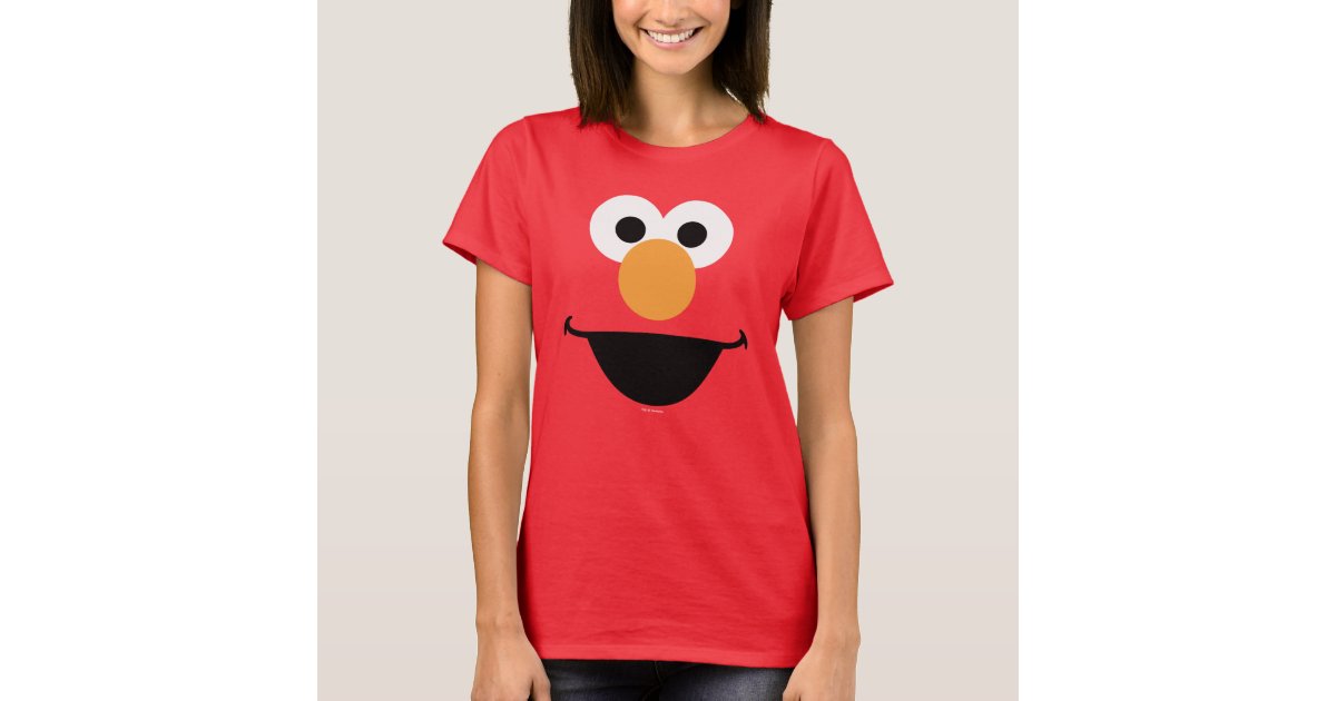 elmo face t shirt