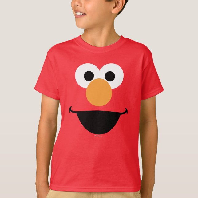 Elmo Face Art T-Shirt (Front)