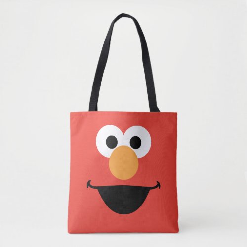 Elmo Face Art Tote Bag