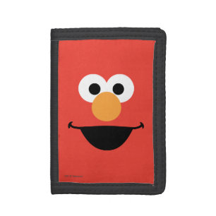 Elmo Face Art Trifold Wallet