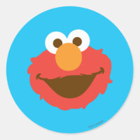 Elmo Face Classic Round Sticker