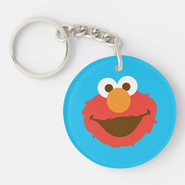 Elmo Face Keychain (Front)